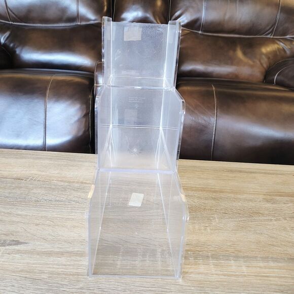 Rubbermaid Spacemaker 3 Tier Supplies Bin - Frosted Clear - Picture 2 of 9